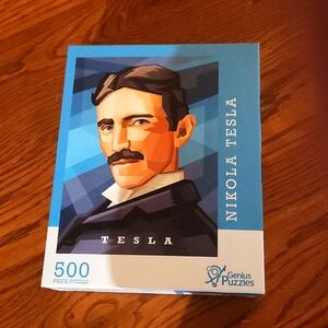 Genius Puzzles Nikola Tesla 500 piece puzzle